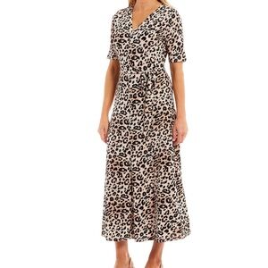 Leopard Print Maxi Dress